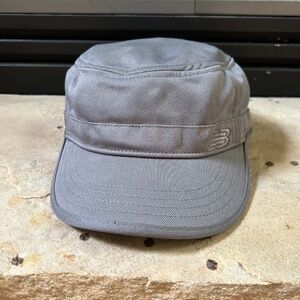 New Balance Women's Cap Hat Gray Velcro Adjustable Strap O/S